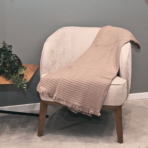 Dekordom prekrivač soft vafel 160x220 - light brown Cene