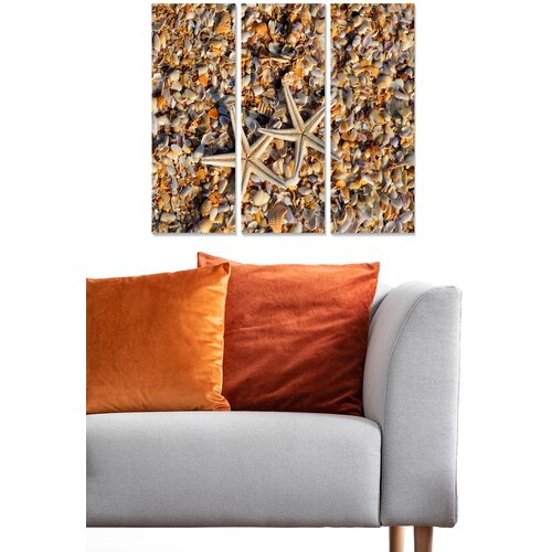 Wallity MDF1572797 multicolor decorative mdf painting (3 pieces) Cene