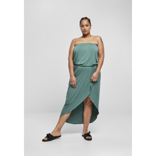 Urban Classics Ladies Viscose Bandeau Dress Paleleaf Slike