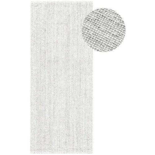 Hanse Home Svetlo siv obojestranski/ročno tkan tekač iz jute 80x200 cm Boucl&eacute; Jaipur &ndash; Cene