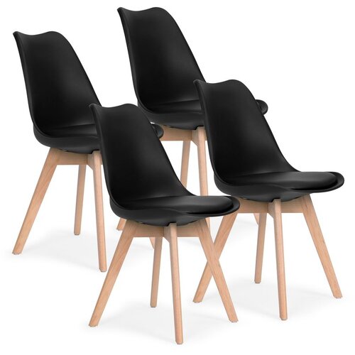Modern Home set od 4 stolice - crna Cene