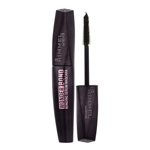 Rimmel London Wonder&amp;#039;Bond Bonding Serum Mascara obnavljajuća maskara za iznimnu duljinu i volumen trepavica 11 ml Nijansa 002 black brown Slike