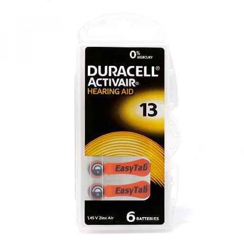 Duracell baterija za slusni aparat Zinc Air dugmasta 1.45V ZA13 kutija 6/1 Cene