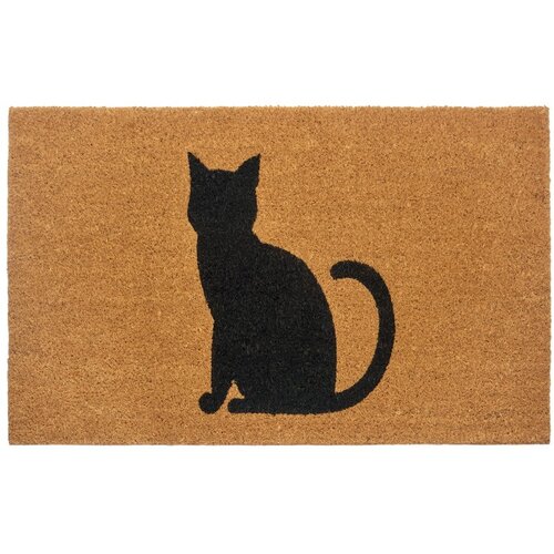 Hanse Home Predpražnik iz kokosovih vlaken 75x45 cm Cat - Hanse Home Cene