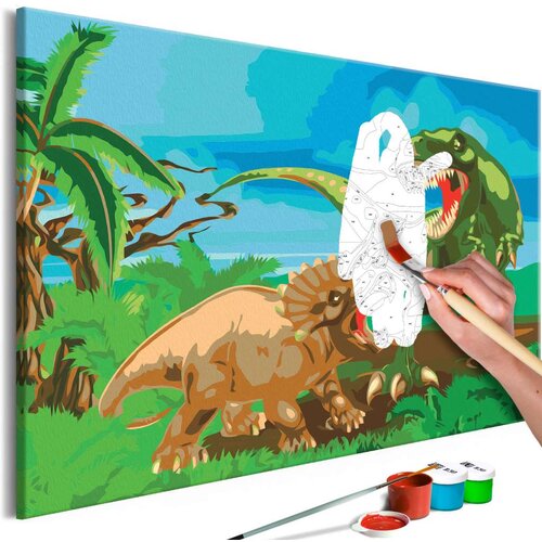  Slika za samostalno slikanje - Fight for Territory 60x40 Slike