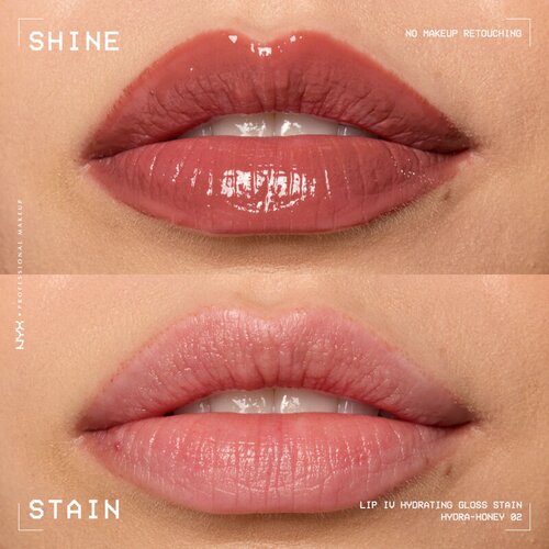 NYX Professional Makeup Lip I.V. Hydrating Gloss Stain sjajilo za usne 5 ml nijansa 02 Hydra-Honey Slike