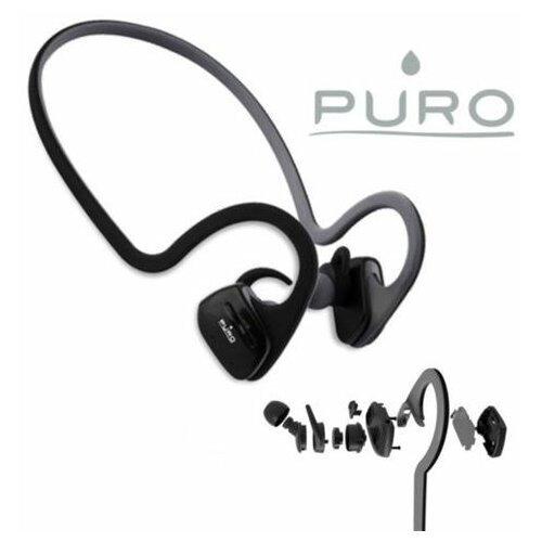 Puro BTIPHF03 sport earphone, sportske bubice, grey slušalice Slike