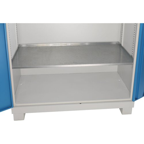 eurokraft pro Polica, pocinkana, VxŠxG 45 x 1167 x 550 mm, nosilnost 80 kg Cene
