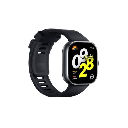 Redmi Watch 4, crni 1.97&amp;Prime; ekran, metalno kući&amp;scaron;te, Bluetooth pozivi, GNSS sistem Slike