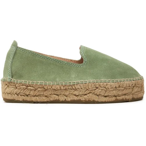 Manebi Espadrile Hamptons Double Sole Espadrilles R 6.6 D0 Zelena