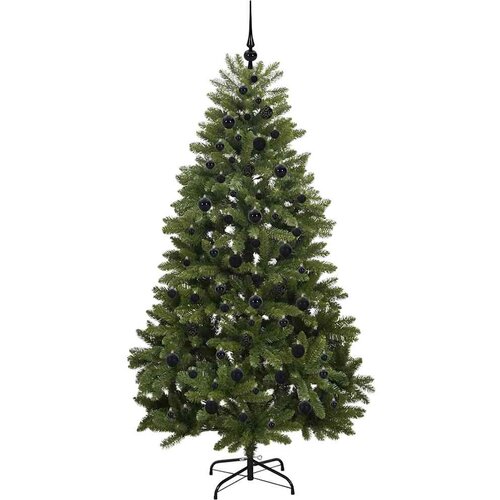  Umjetno božićno drvce Zelena 210 cm PVC i metal Slike
