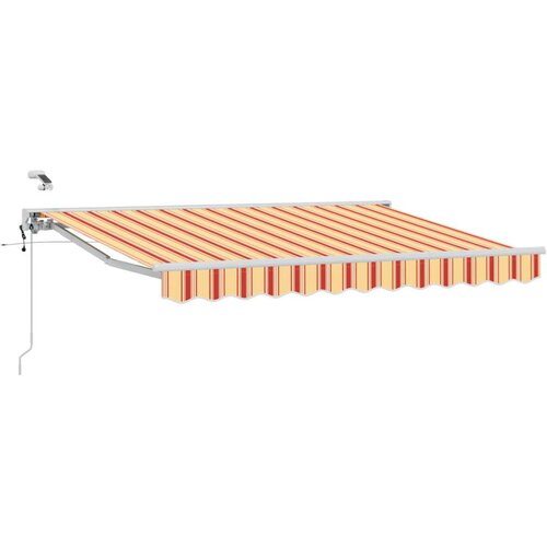  Električni zložljiv senčnik Rumena in oranžna 3,5 x 2 m, (5000204741) Cene