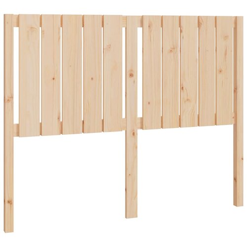  Uzglavlje za krevet 125,5 x 4 x 100 cm od masivne borovine Slike