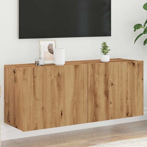 vidaXL TV omarica za stensko montažo Artisan Oak 100x30x41 cm Cene