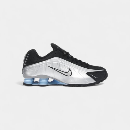 Nike Nizke superge Shox R4 Metallic Silver Black Psychic Blue Siva Cene