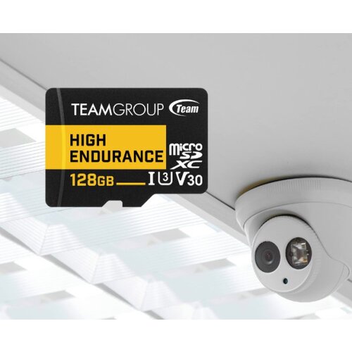 Team Group MICRO SDXC 128GB High Endurance UHS-I U3 V30,100/50MB/s, THUSDX128GIV3002 ZA VIDEO NADZOR! Cene