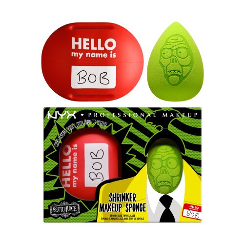 NYX Professional Makeup X Beetlejuice Shrinker Makeup Sponge &amp;amp; Travel Case Slike