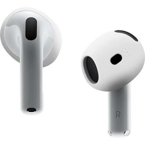 INF Združljivi Apple AirPods 4 silikonski u&scaron;esni nastavki - 2 para White, (5000074317) Cene