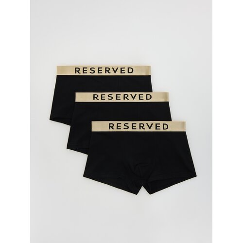 Reserved Komplet od 3 para classic bokserica - crno Cijene