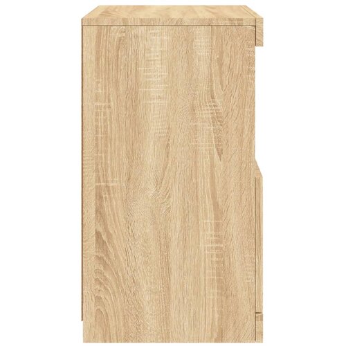  Komoda s LED svjetlima boja hrasta sonome 41x37x67 cm Slike