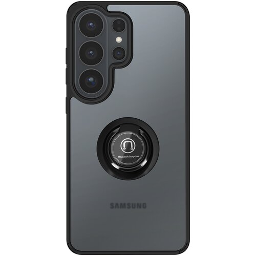AVIZAR Ovitek za Galaxy S26 Ultra &ndash; vrtljivi magnetni obroč, mat zaključna obdelava, Prozorna črna, (5000274737) Cene