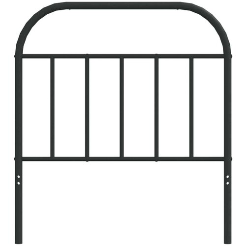 Metalno uzglavlje crno 80 cm Slike