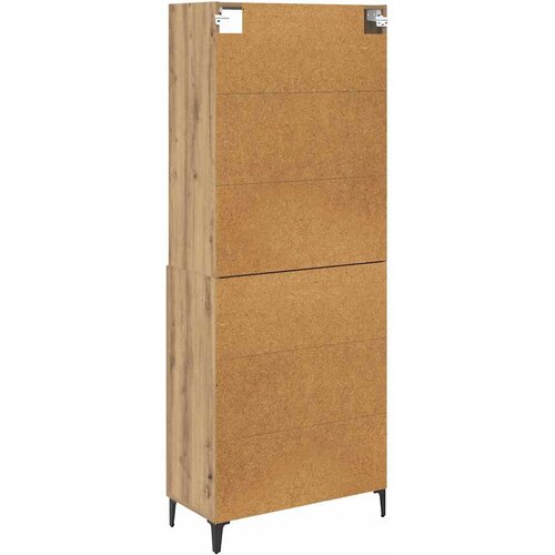  Highboard Umjetnički hrast 69,5 x 34 x 180 cm Konstruirano drvo Slike