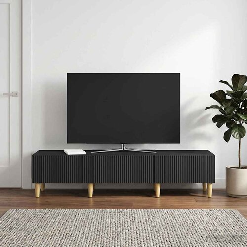  ormar 147 x 34,5 x 30 cm Crna Konstruirano drvo Cijene