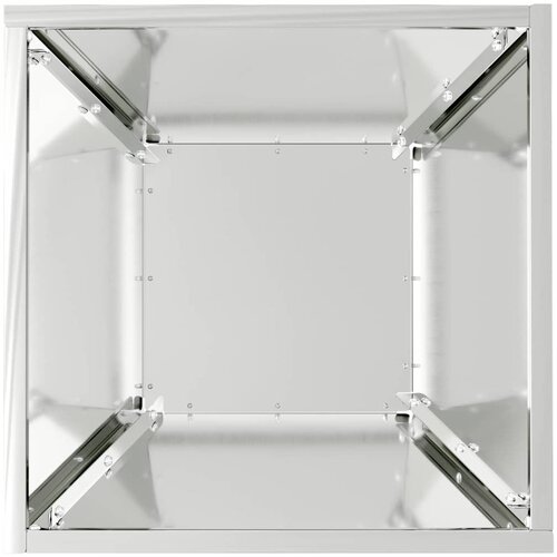  Vrtna saksija Srebrno 35 x 35 x 15 cm Cinkani čelik Slike