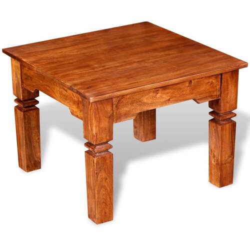  Stolić za kavu od masivnog drva 60 x 60 x 45 cm Cene