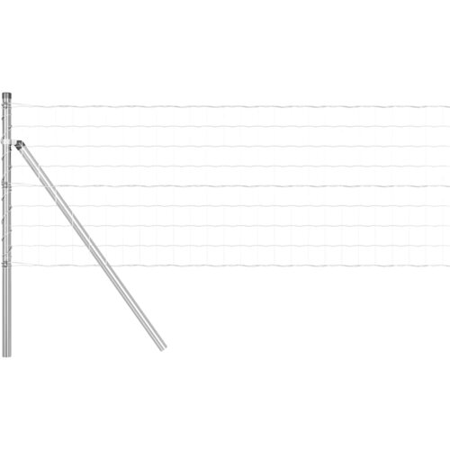 vidaXL Euro Ograja s 13 Stolpi 0.8x25 m Galvanizirano Jeklo Cene