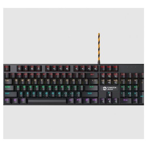 Canyon keyboard Deimos GK-4 Rainbow US Wired Black Cijene