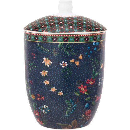 Pip Studio Berry Blues - posoda za shranjevanje, modra - 1 kos Cene