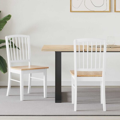  Trpezarijske stolice 2 pcs Bijelo 50 x 52,5 x 91 cm Cene