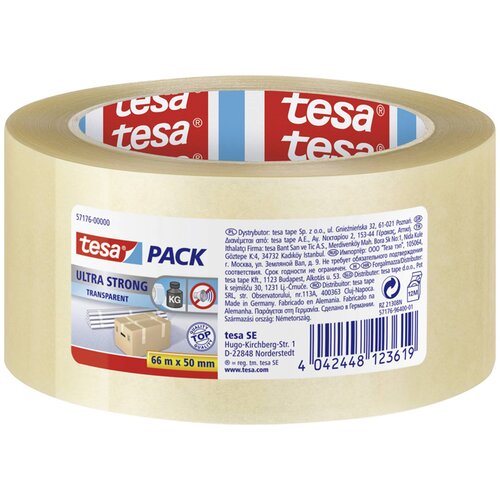 Tesa Lepilni trak Tesa, 48 mm x 66 m, zelo močan, prozoren Cene