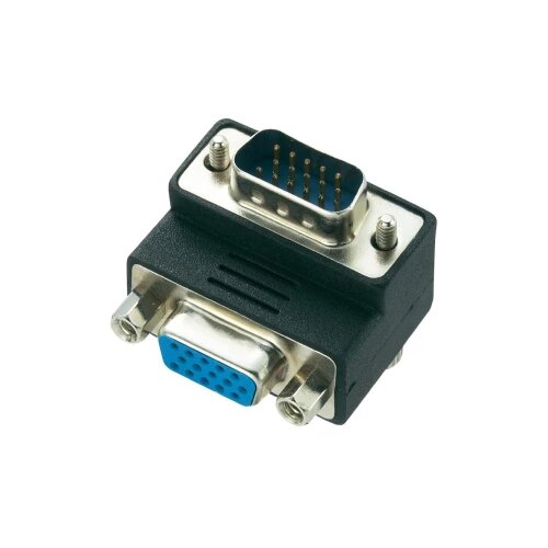 Renkforce VGA adapter [1x VGA utikač 1x VGA ženski utikač] pod kutom od 90° 0 m crna Cijene