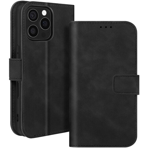 AVIZAR Ohišje za iPhone 16 Pro Max Wallet Flap Video podpora, Črna, (5000012901) Cene