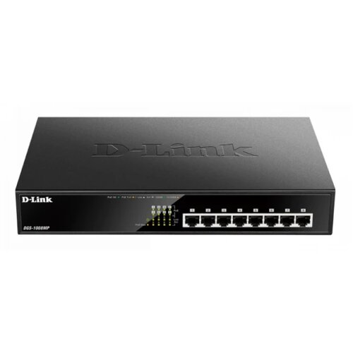 D-link lan switch DGS-1008MP 10/100/1000 8port poe Cene