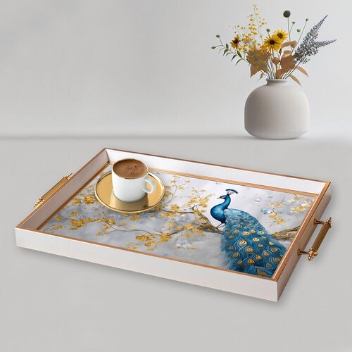 Aberto Design Poslužavnik TPB9925 50 x 29 x 3.5 cm, Šareni Cene