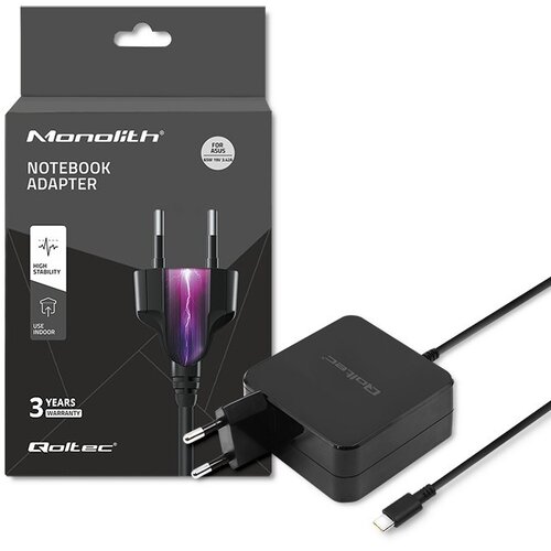 Qoltec 51745 power adapter /inverter Indoor 65 W Black Slike