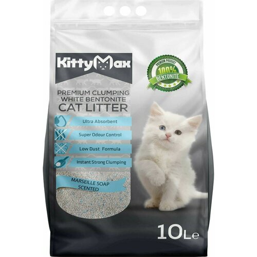 KITTY MAX grudvajući posip za mačke sa mirisom marsejskog sapuna 10L Cene