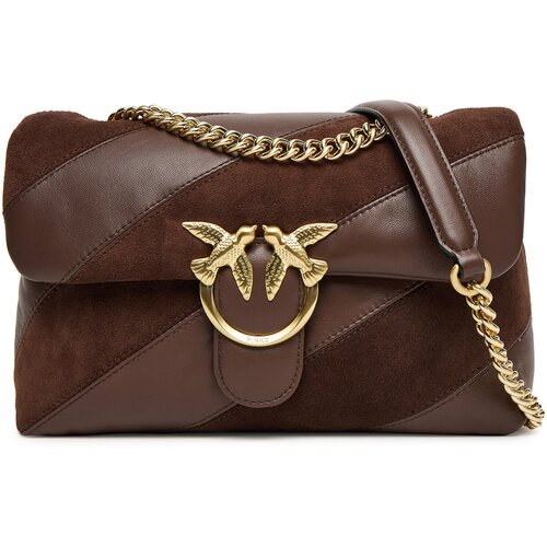 Pinko LOVE PUFF CLASSIC CL NAPPA + SUEDE TRAPUNTA A Smeđa Slike