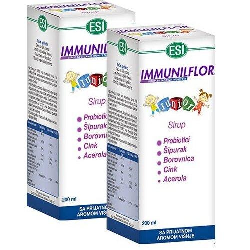 Esi immunilflor junior sirup, 200 ml 1+1 gratis Cene