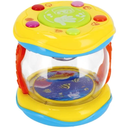 BamBam Music Toy aktivnostna igrača z melodijo 18m+ Funny Drum 1 kos