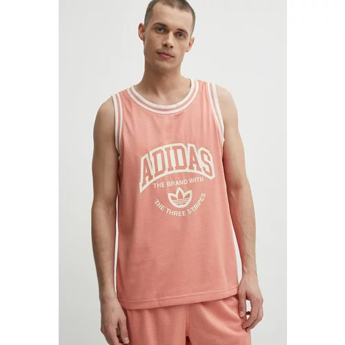 Adidas Kratka majica moška, roza barva, IS2899
