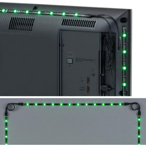 BRILO RGBW LED prigu&amp;scaron;iva traka za TV 3 m, LED/2,5 W, USB + daljinski upravljač Slike