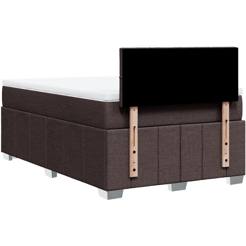  Krevet box spring s madracem tamnosmeđi 120 x 190 cm od tkanine Slike