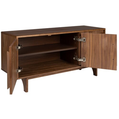 Zuiver Rjava nizka komoda v orehovem dekorju 120x58 cm Groove &amp;ndash; Slike