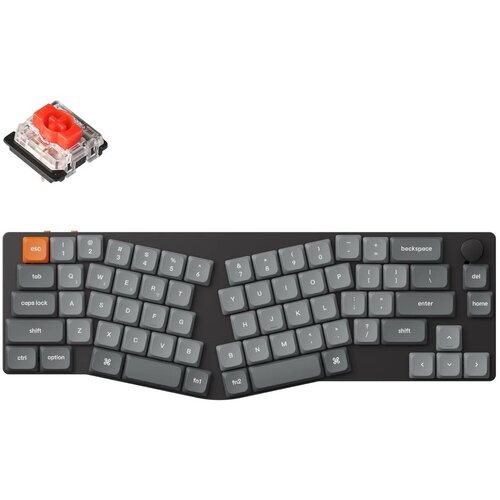 KEYCHRON K11 Max Brezžična Mehanska Tipkovnica Low-Profile, Bluetooth / 2.4 GHz, RGB, Gateron Hot-Swap Red, US Layout, K11M-H1, (21733850) Slike