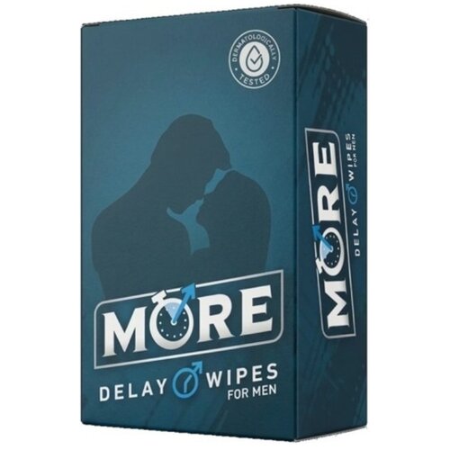 More delay wipes vlažne maramice za mu&amp;scaron;karce, 12 komada Slike